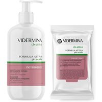 Vidermina Clx Attiva - Detergente Intimo 500ml + 15 Salviette Intime