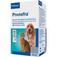 Virbac Pronefra - Mangime complementare per la funzione renale dei gatti, 60 ml