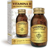Vis Giorgini Vitamina D + Calcio e Fosforo Integratore Alimentare, 150 pastiglie