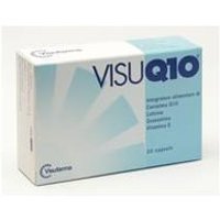 Visufarma Visu Q10 - Integratore vitamina E con coenzima Q10 per il benessere visivo, 20 capsule