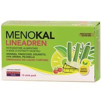 Vital Factors Menokal LineaDren Integratore Peso Corporeo Gusto Ananas, 15 Stick Pack