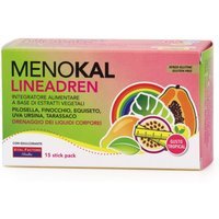 Vital Factors Menokal LineaDren Integratore Peso Corporeo Gusto Tropical, 15 Stick Pack