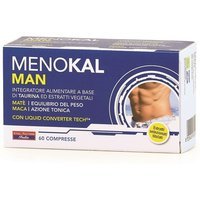 Vital Factors Menokal Man Integratore di Taurina Controllo Peso Corporeo Uomo, 60 Compresse