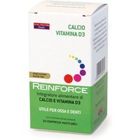 Vital Factors Reinforce - Calcio + Vitamina D3, 30 Compresse Masticabili