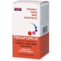 Vital Factors Reinforce - Ferro + Vitamina C + Rame + Acido Folico, 30 Compresse