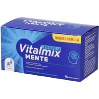 Vitalmix Energia Mente Integratore Alimentare Stanchezza Mentale, 14 Flaconcini
