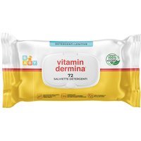 VitaminDermina Baby Salviette Detergenti Lenitive, 72 Salviettine
