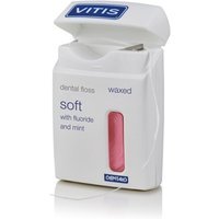 Vitis Dental Floss Soft con Cera Fluoro e Menta Filo Interdentale Cerato, 50m