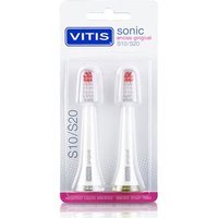 Vitis Spazzolini Elettrici - Sonic Testina di Ricambio Gingival S10/S20, 2 Pezzi