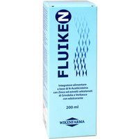 Wikenfarma Fluiken - Integratore mucolitico Wikenfarma per le vie respiratorie, flacone da 200 ml