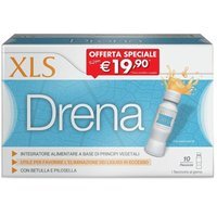 XLS Drena Integratore Eliminazione Liquidi in Eccesso, 10 Flaconcini