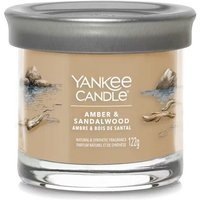 Yankee Candle Amber & Sandalwood - Signature Candela Piccola, 122g