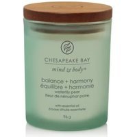 Yankee Candle Balance & Harmony - Candela Profumata Ninfea e Pera Piccola, 96g