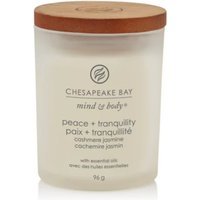 Yankee Candle Peace & Tranquility - Candela Cashmere e Gelsomino Piccola, 96g