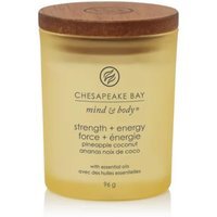 Yankee Candle Strength & Energy - Candela Profumata Ananas e Cocco Piccola, 96g
