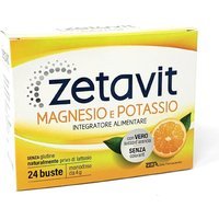Zeta Farmaceutici Zetavit - Magnesio E Potassio Integratore Alimentare, 24 Buste