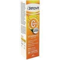 Zeta Farmaceutici Zetavit C1000 Integratore, 20Compresse Effervescenti