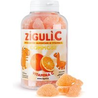 Ziguli C Arancia Integratore Alimentare Vitamina C, 60 Gommose