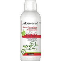 Zuccari Aloevera - Succo Puro d'Aloe + Antiossidanti Vitalità ed Energia, 1000ml