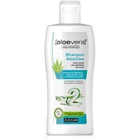 Zuccari AloeVera2 AloeCare - Shampoo con acido ialuronico per lavaggi frequenti, flacone da 200 ml