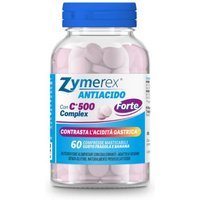 Zymerex Digestione - Antiacido Forte Integratore Alimentare, 60 compresse masticabili