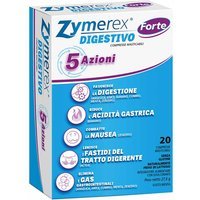 Zymerex Digestivo Forte 5 Azioni Funzione Digestiva, 20 Compresse