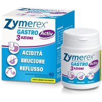 Zymerex Gastro Activ 3 Azioni Dispositivo Medico, 40 compresse masticabili
