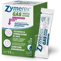 Zymerex Gonfiore - Gas Doppia Azione Trattamento di Disturbi Gastrointestinali, 20 bustine