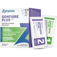 Zymerex Gonfiore - Plus Integratore Alimentare Gonfiore Addominale, 14 + 14 bustine