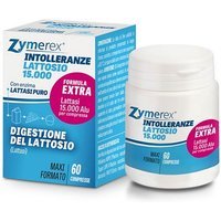 Zymerex Intolleranze - Lattosio 15.000 Integratore Lattasi, 60 Compresse