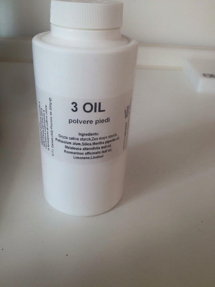 3 oil polvere piedi 150g oti