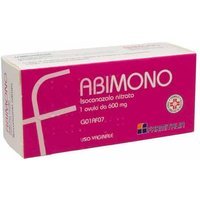 Abimono 600mg Isoconazolo Nitrato Infezioni Vulvovaginali Micotiche, 1 Ovulo Vaginale