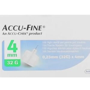 Accu Fine Aghi Sterili Per Penna Insulina G32 4mm 100 Pezzi
