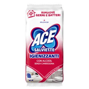Ace salviette igienizzanti alcool 40 pezzi