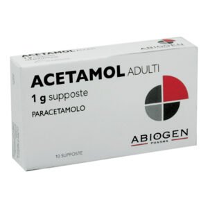 Acetamol Adulti 10 Supposte 1g