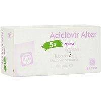Aciclovir Alter 5% Crema Aciclovir Trattamento Herpes, 3g