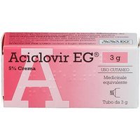 Aciclovir Eg 5% Crema Trattamento Herpes, 3g