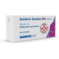 Aciclovir Sand 5% Crema Trattamento Herpes, 3g