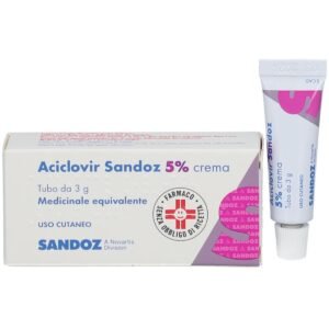 Aciclovir Sandoz 5% Crema Antivirale 3 g