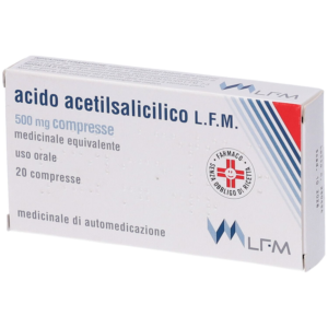 Acido acetilsalicilico l.f.m. 500 mg compresse