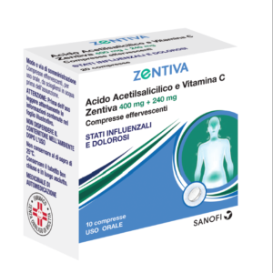Acido Acet+vit.c 10compresse Eff.ztv