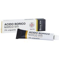 Acido Borico Mv 3% Unguento Antisettico e Antibatterico, 30g