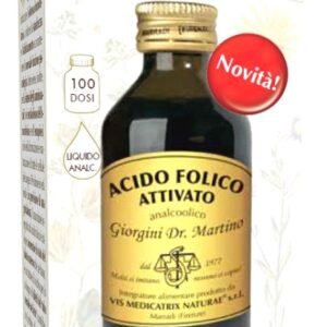 Acido folico attivato liquido analcolico 100 ml