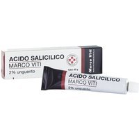 Acido Salicilico Mv 2% Unguento per Psoriasi Acne Seborrea Verruche Calli Eczema e Ittiosi, 30g