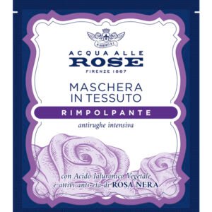 Acqua alle rose maschera viso in tessuto rimpolpante