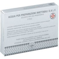Acqua Pi Salf Solvente Per Uso Parenterale 5 Fiale Da 10 Ml