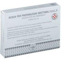 Acqua Pi Salf Solvente Per Uso Parenterale 5 Fiale Da 5 Ml