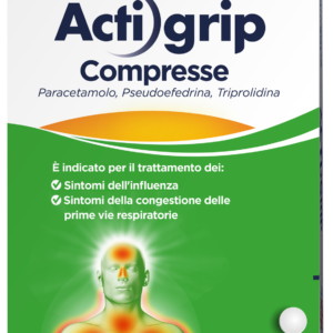 Actigrip 2,5 mg/ 60 mg/ 500 mg compresse