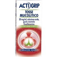 Actigrip Tosse Grassa Mucolitico per Catarro Soluzione Orale Gusto Mentolo, 150ml