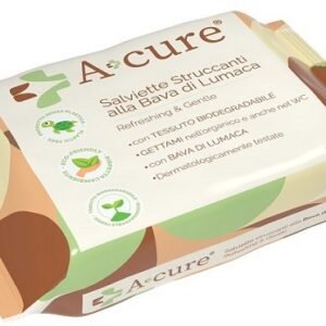 A+cure struccante bava di lumaca pocket maxi 20 salviette